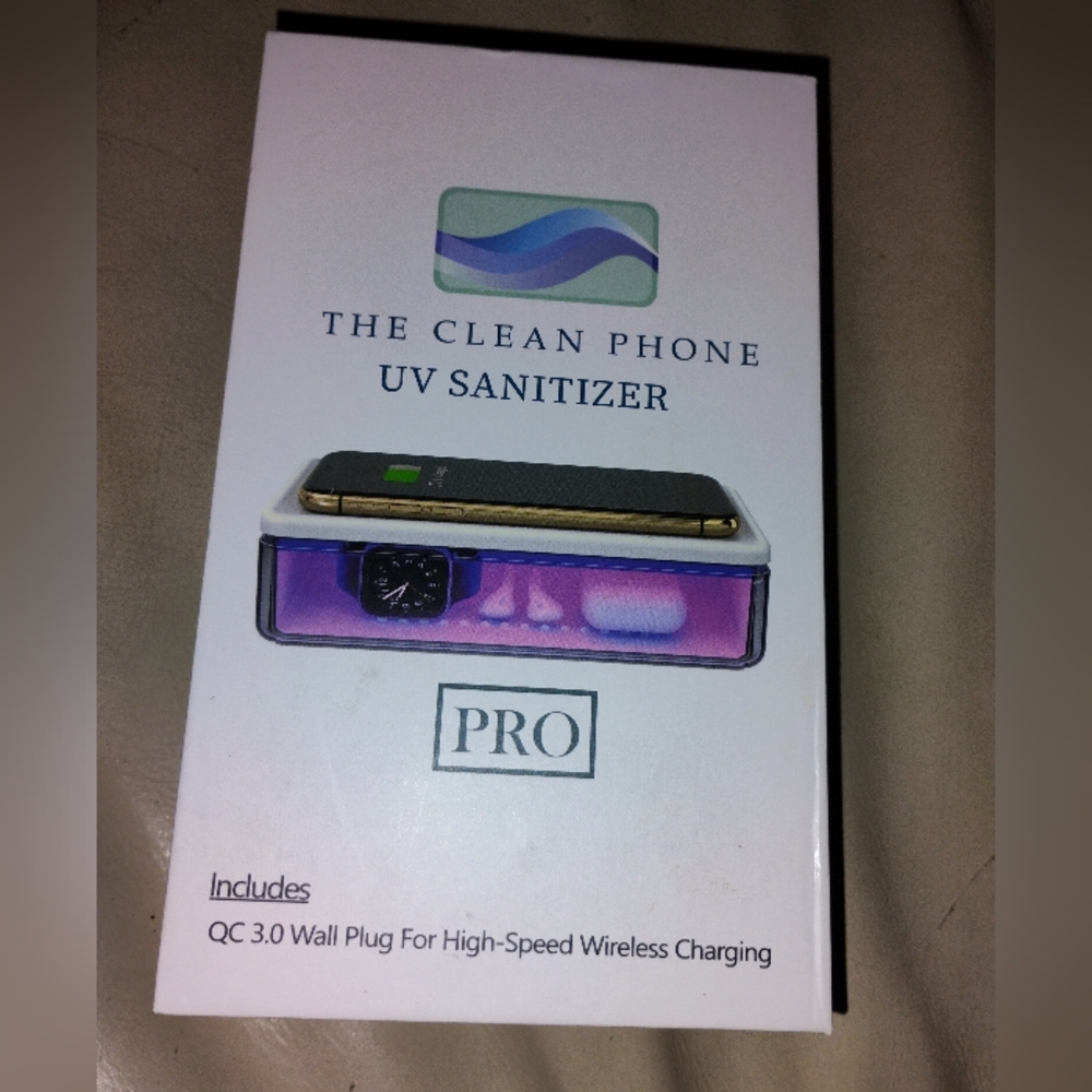 UV Sanitizer Pro - Gold and Purple